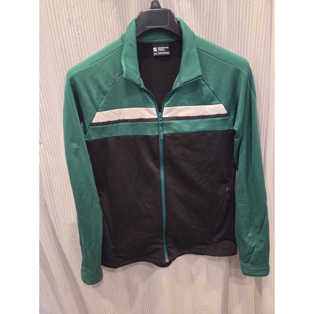 Mountain Force Mens Mid Layer Ski Jacket Full Zip Colorblock Euro 52 US L